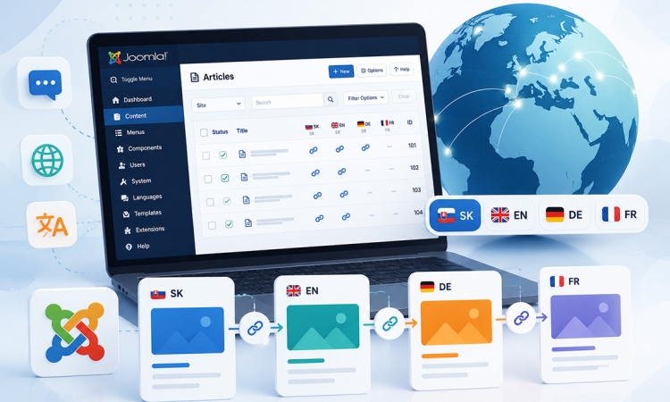 Viacjazyčný web v Joomla: ako správne nastaviť a spravovať viac jazykov